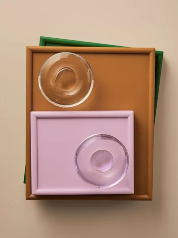 Lanterne Orion Ø11x6,3 cm - Rose - Kosta Boda