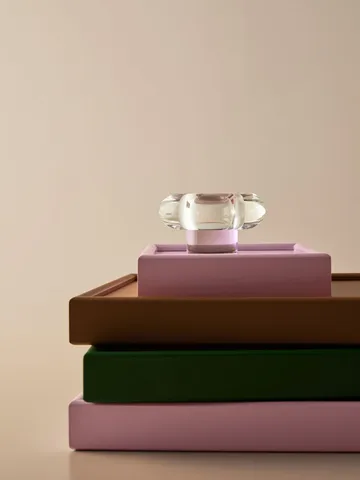 Lanterne Orion Ø11x6,3 cm - Rose - Kosta Boda