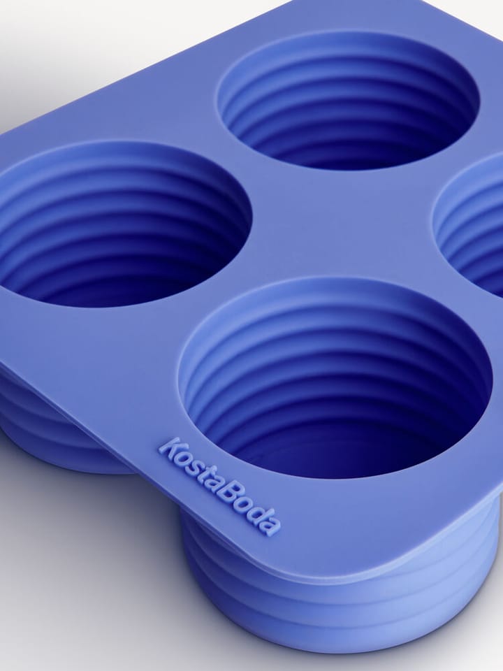 Moule à glaçons Viva 4 compartiments 13 cl, Bleu océan Kosta Boda