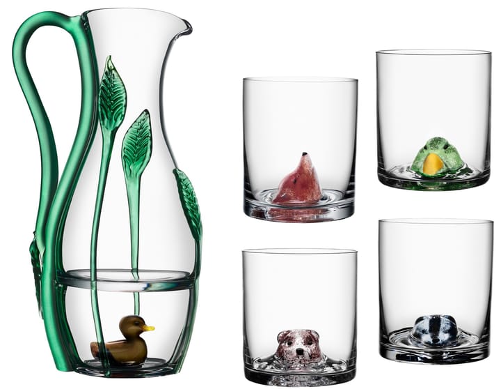 New Friends de Ernst Billgren - verre ours - Kosta Boda