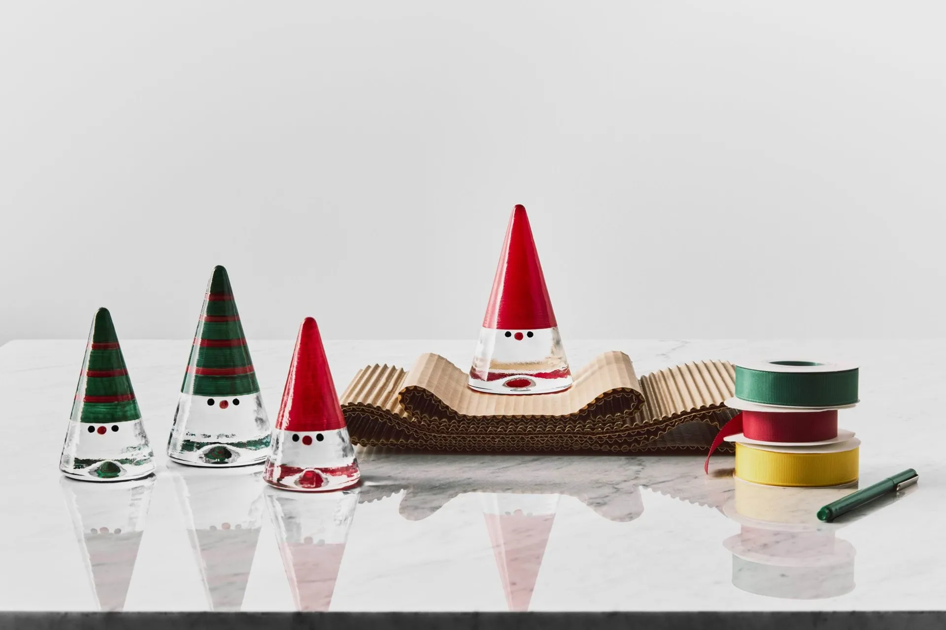 Noël lutin, Vert, 15 cm Kosta Boda