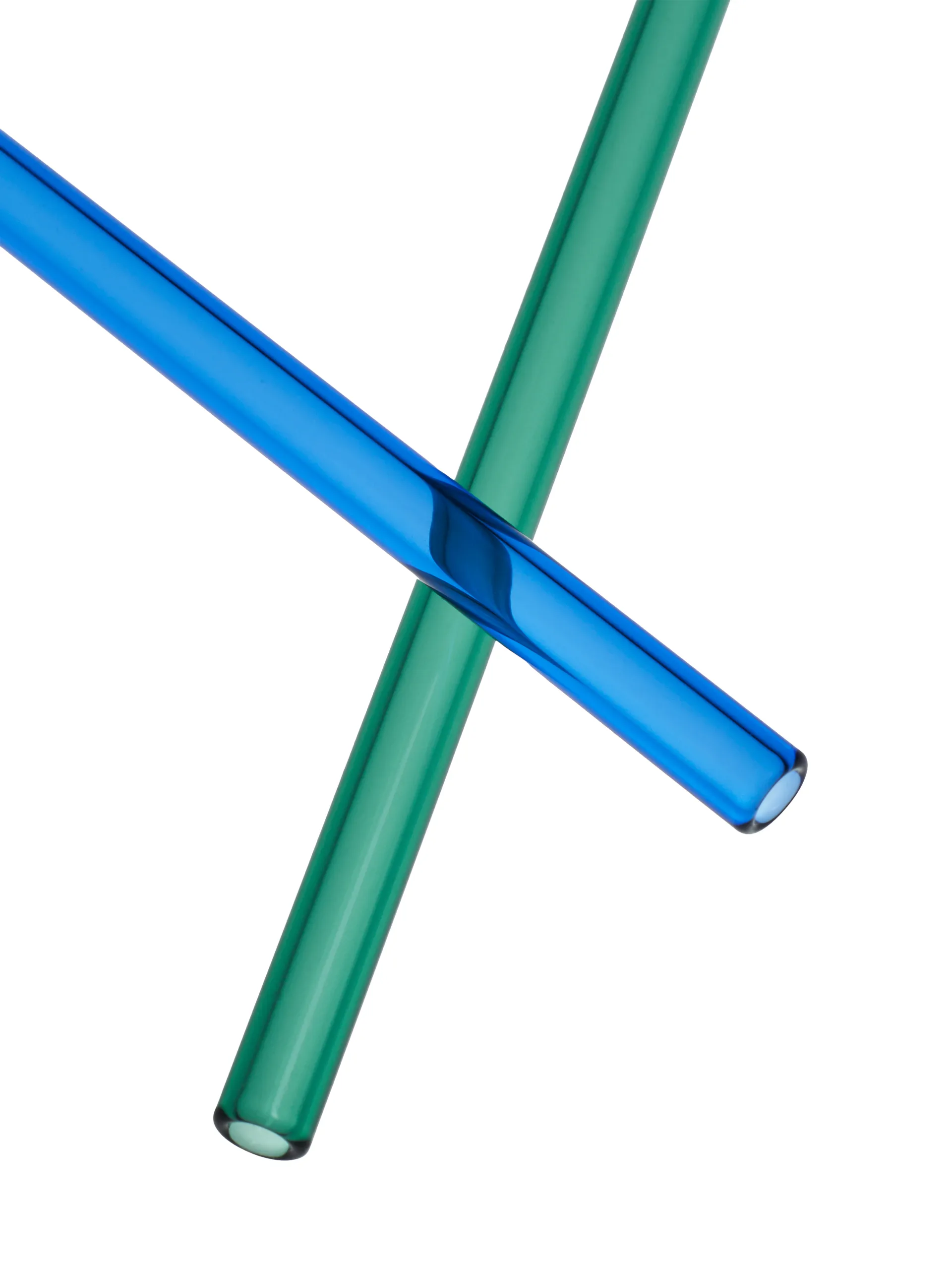 Pailles Sipsavor 200 mm lot de 2, bleu-vert Kosta Boda
