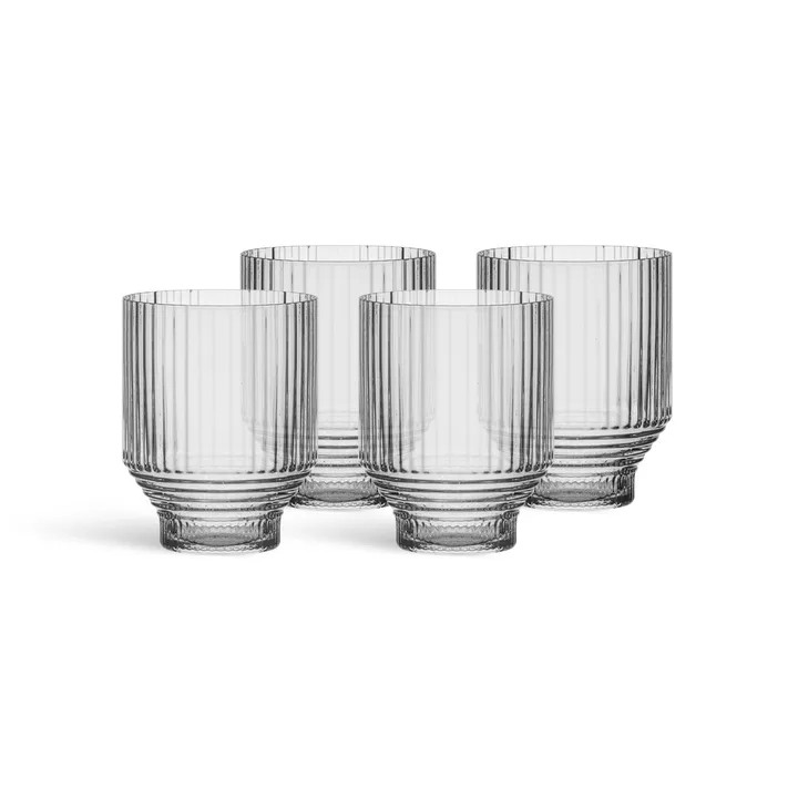Pavilion verre lowball - Transparent, 30 cl, lot de 4 - Kosta Boda