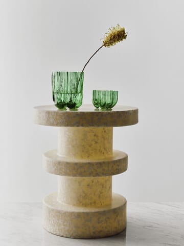 Photophore Crackle 5,8 cm - Vert foncé - Kosta Boda
