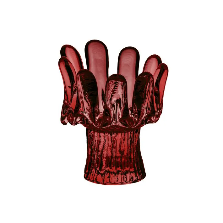 Photophore Solros 11,5 cm - Rouge - Kosta Boda