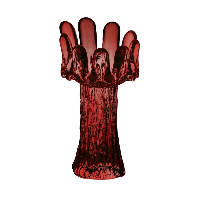 Photophore Solros 18 cm, Rouge Kosta Boda