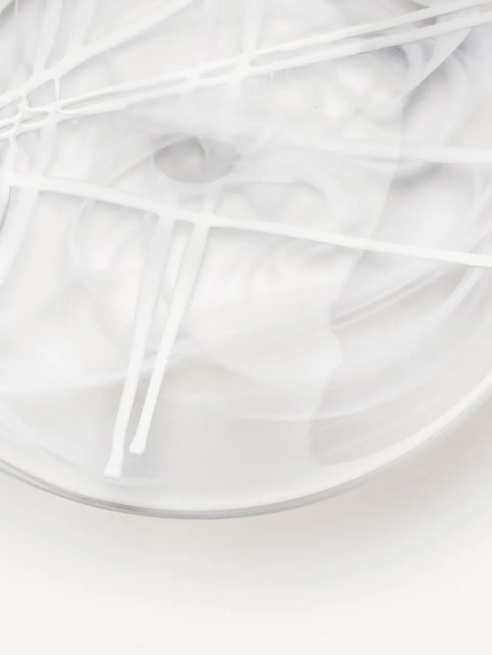 Plat Contrast 380 mm, Blanc-blanc Kosta Boda