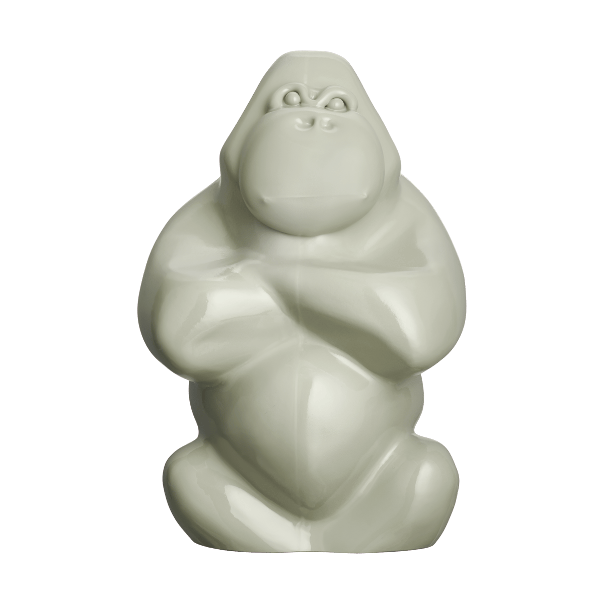 Kosta Boda Sculpture Gabba Gabba Hey 305 mm Beige clair