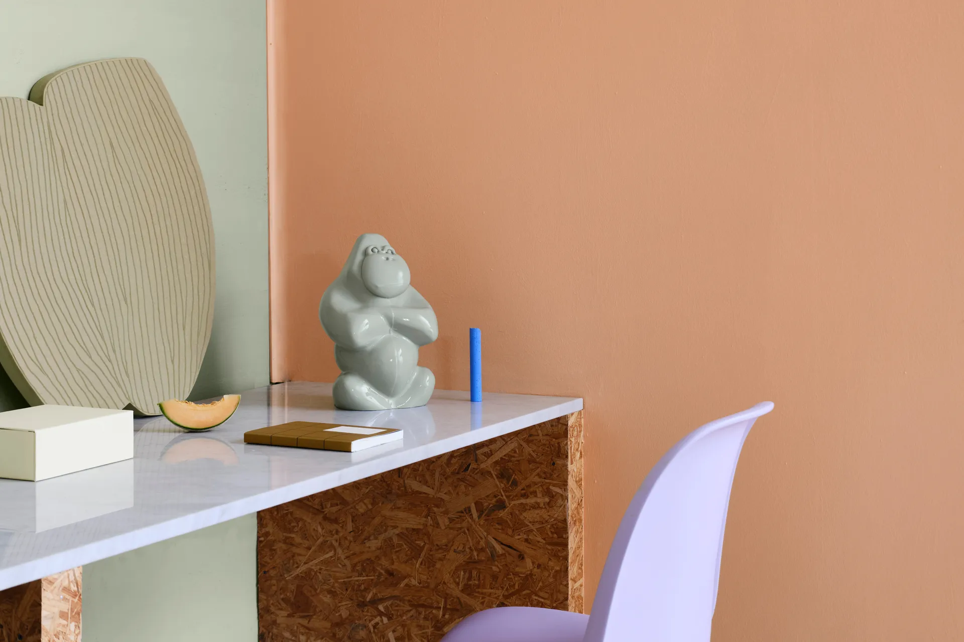 Sculpture Gabba Gabba Hey 305 mm, Beige clair Kosta Boda