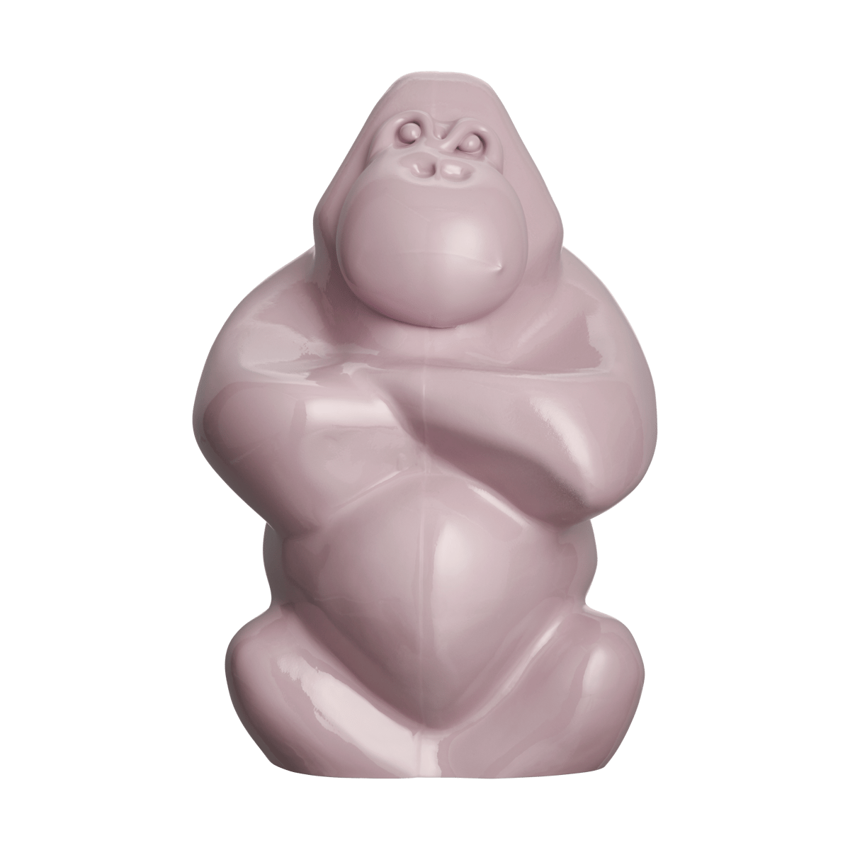 Kosta Boda Sculpture Gabba Gabba Hey 305 mm Rose pâle