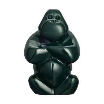 Sculpture Gabba Gabba Hey 305 mm - Vert foncé - Kosta Boda