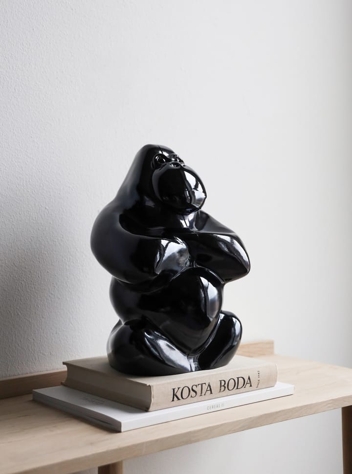 Sculpture Gabba Gabba Hey - noir - Kosta Boda