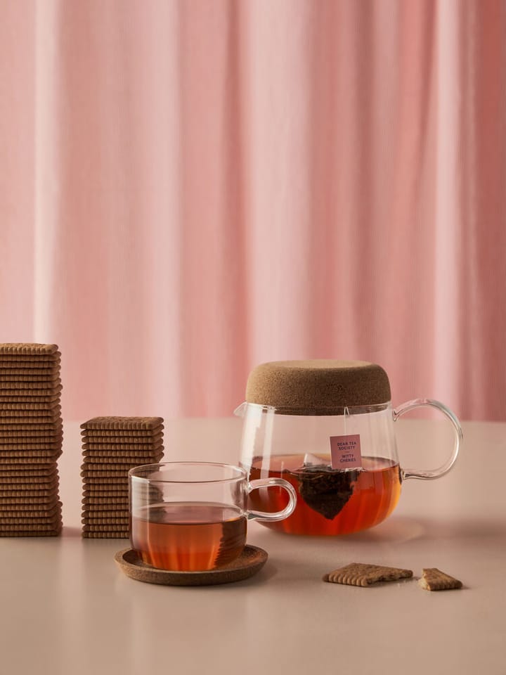 Tasse avec soucoupe Viva 30 cl, 2 pièces, Clair Kosta Boda