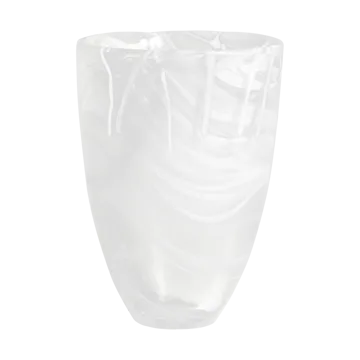 Vase Contrast 200 mm - Blanc-blanc - Kosta Boda