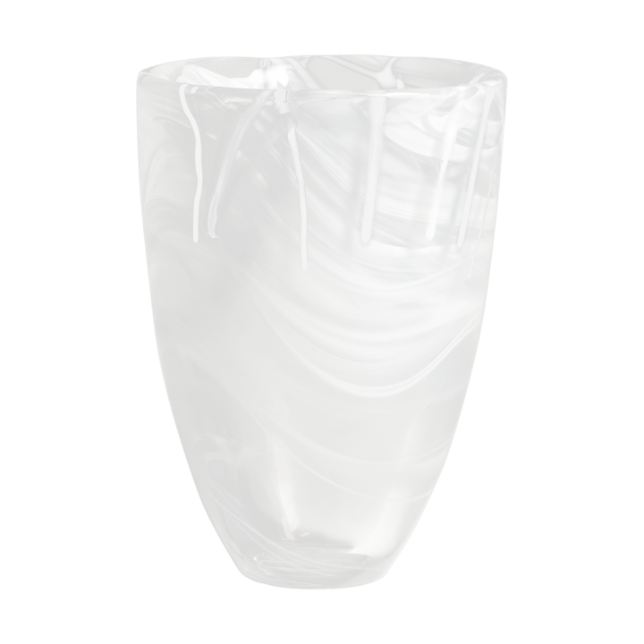 Vase Contrast 200 mm - Blanc-blanc - Kosta Boda