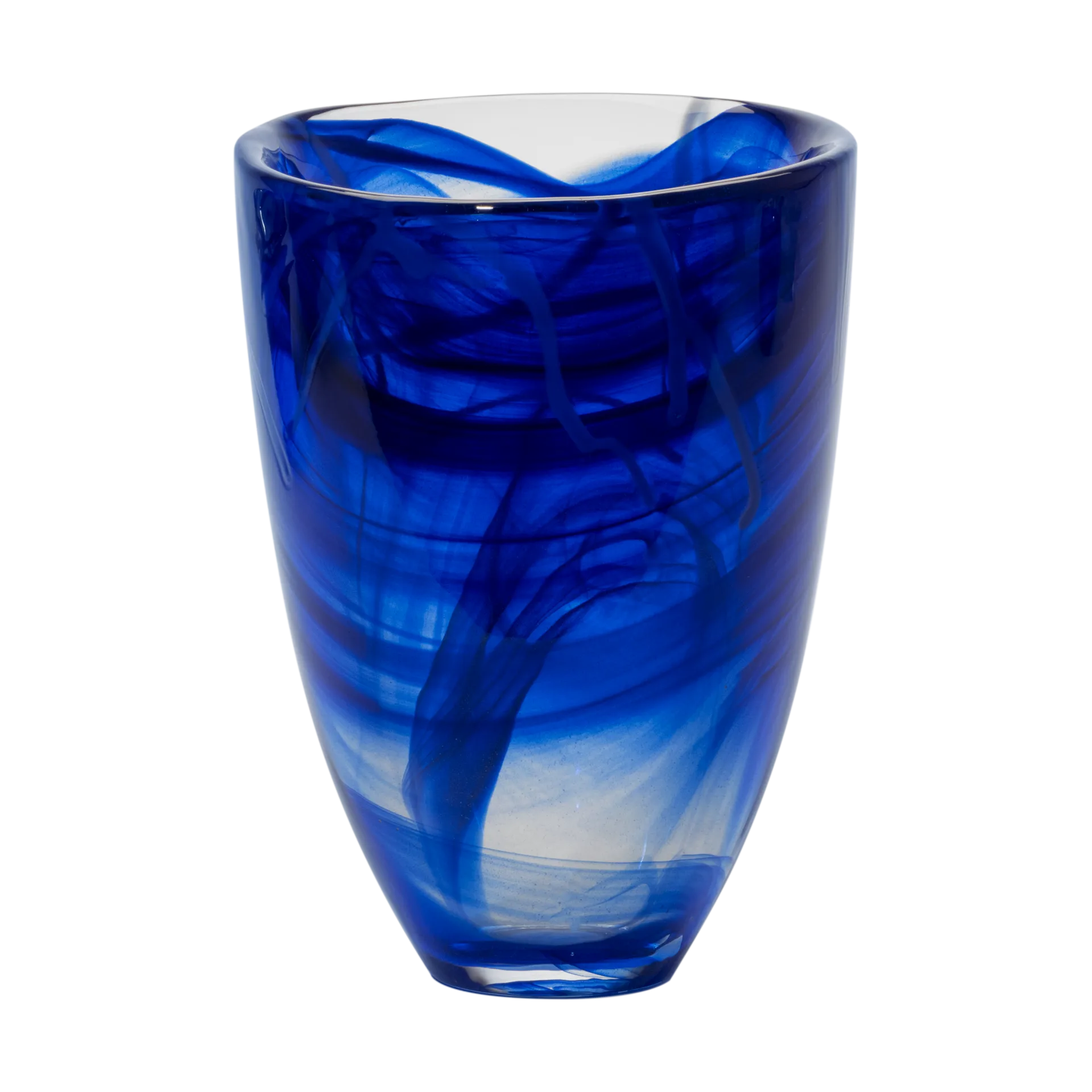 Vase Contrast 200 mm, Bleu-bleu Kosta Boda