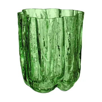 Vase Crackle 12,1 cm - Vert foncé - Kosta Boda
