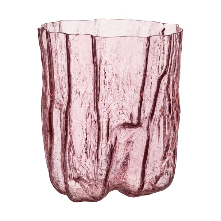 Vase Crackle 270 mm - Rose - Kosta Boda