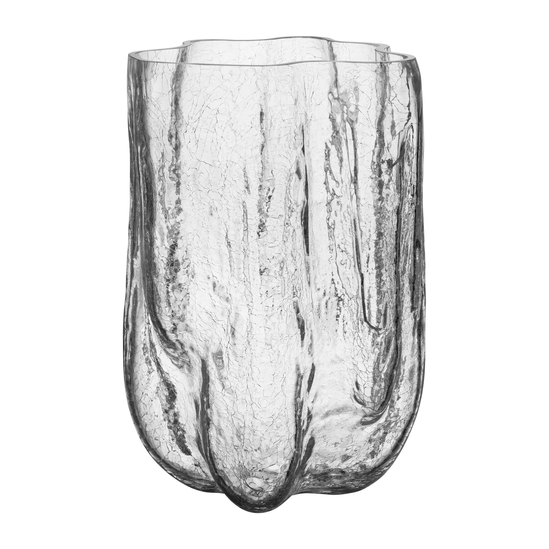 Vase Crackle 37 cm, Transparent Kosta Boda