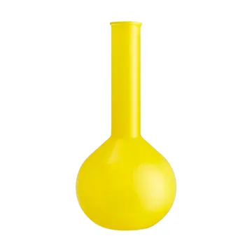 Vase flacon rond Lab 31,5 cm - Jaune - Kosta Boda