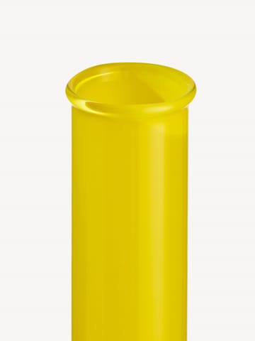 Vase flacon rond Lab 31,5 cm - Jaune - Kosta Boda