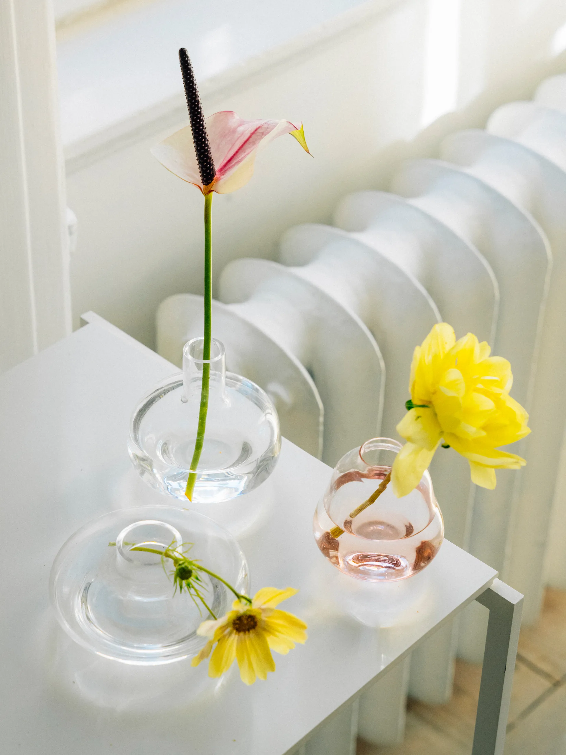 Vase Kappa lot de 3, Transparent Kosta Boda