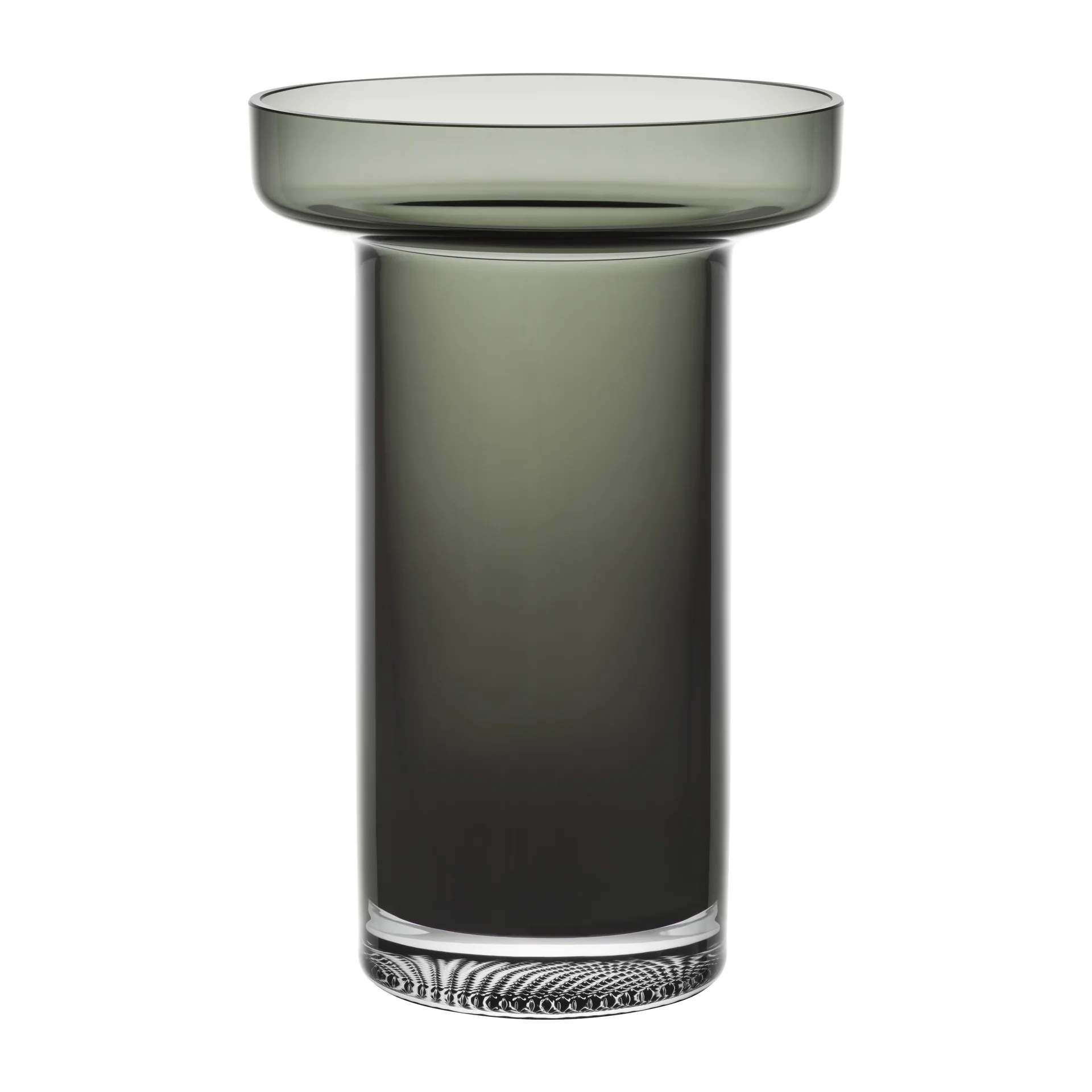 Vase Limelight Rose 23cm, Gris fumé Kosta Boda