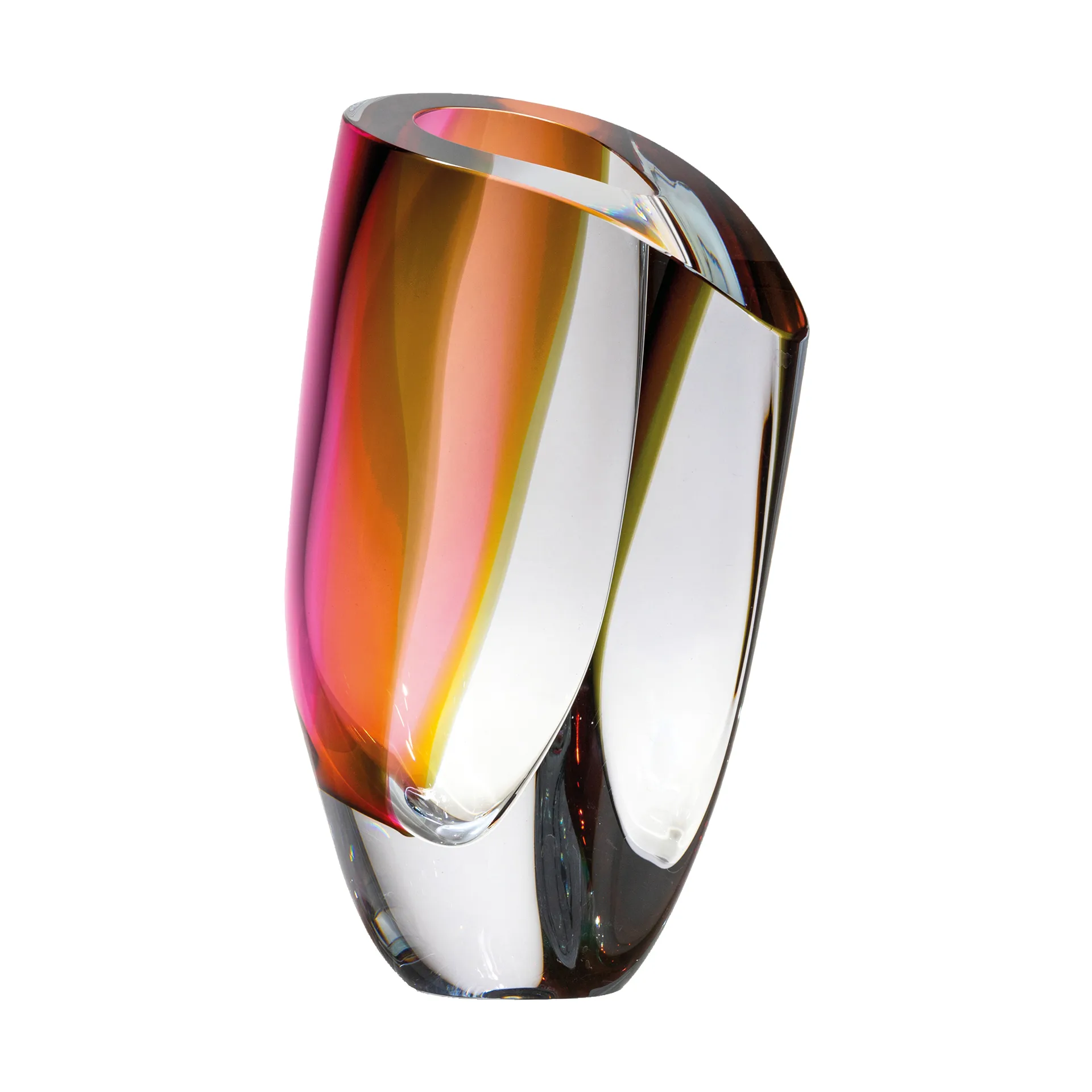 Vase Mirage 31 cm, Gris-rouge Kosta Boda