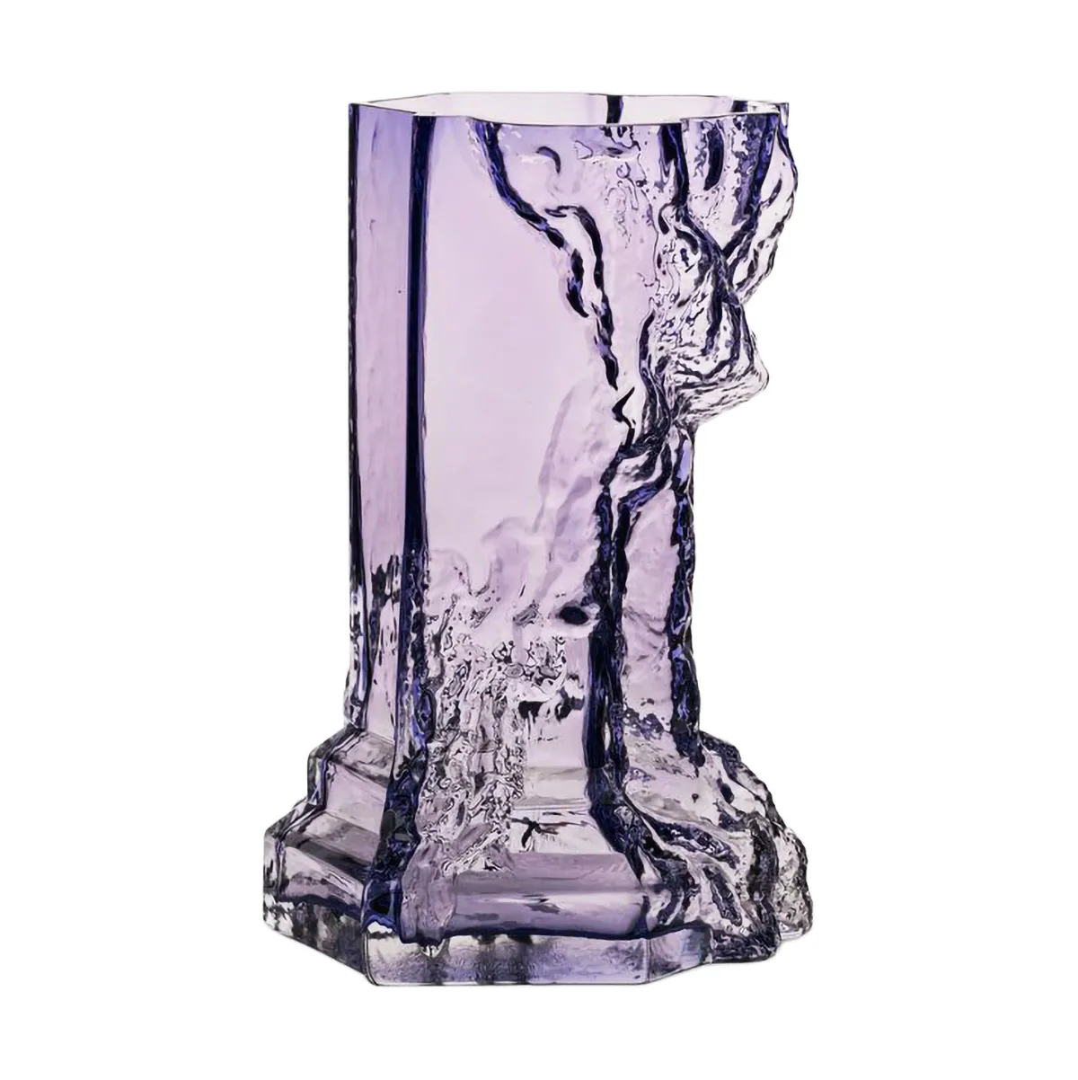 Vase Rocky Baroque 25 cm, Violet Kosta Boda