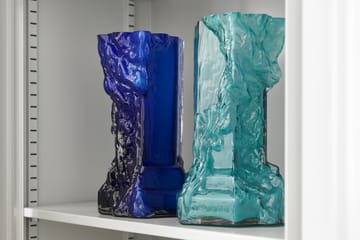 Vase Rocky Baroque 35 cm - Bleu profond - Kosta Boda
