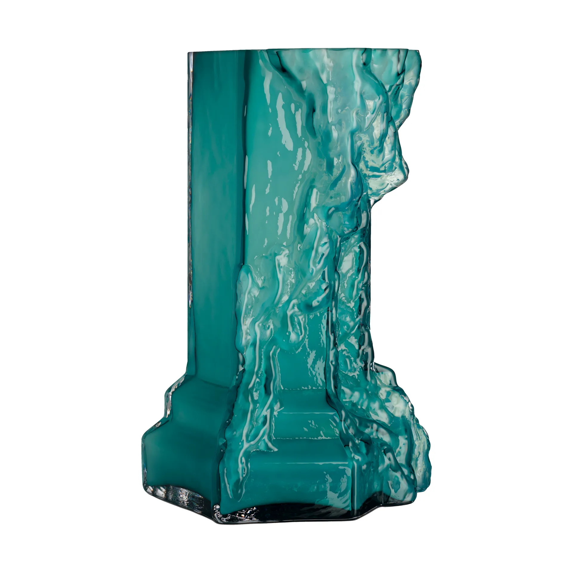 Vase Rocky Baroque 35 cm, Chrysocolla Kosta Boda
