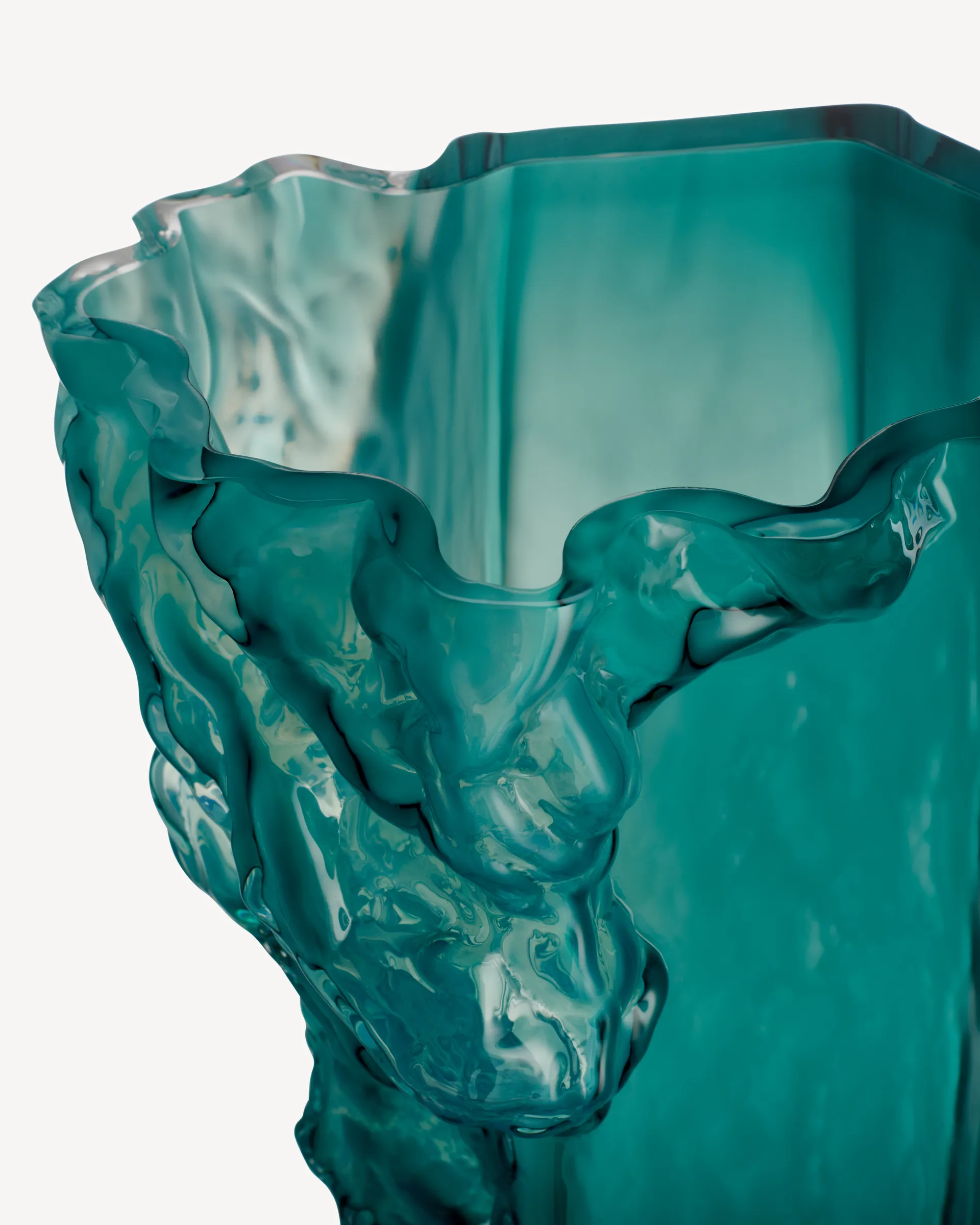 Vase Rocky Baroque 35 cm, Chrysocolla Kosta Boda