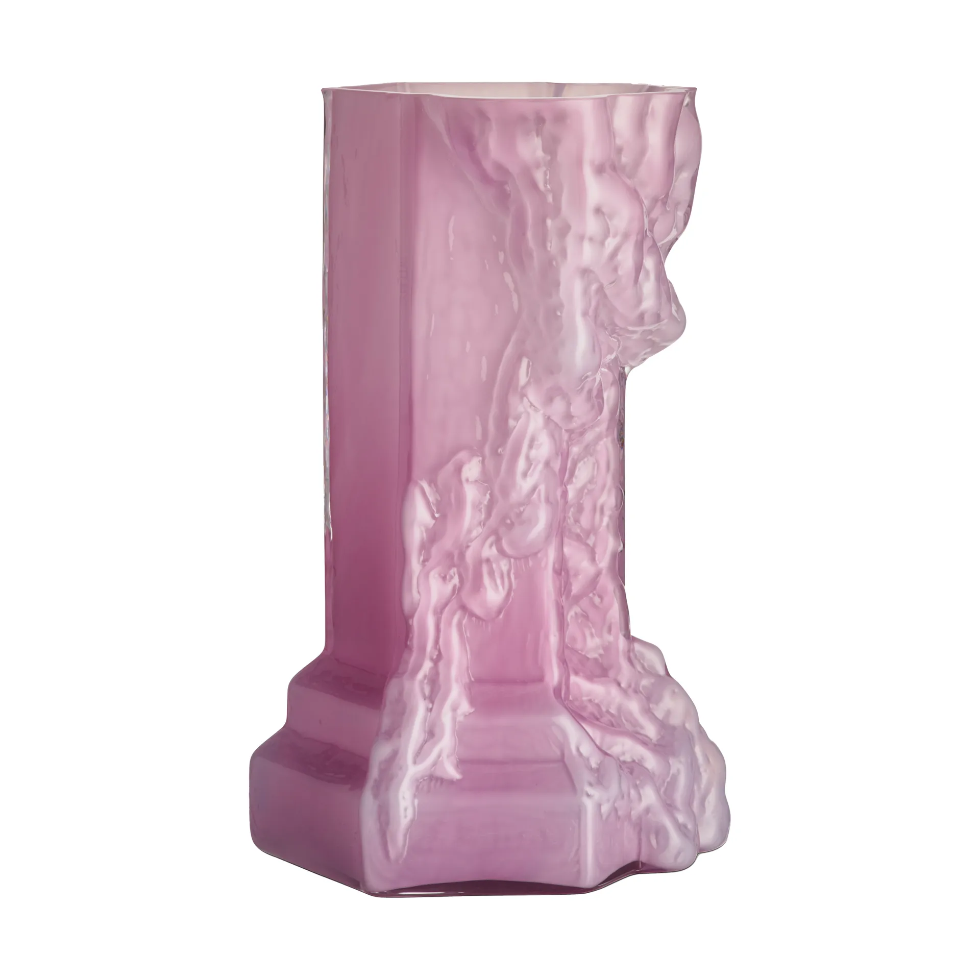 Vase Rocky Baroque 35 cm, Cool rose Kosta Boda