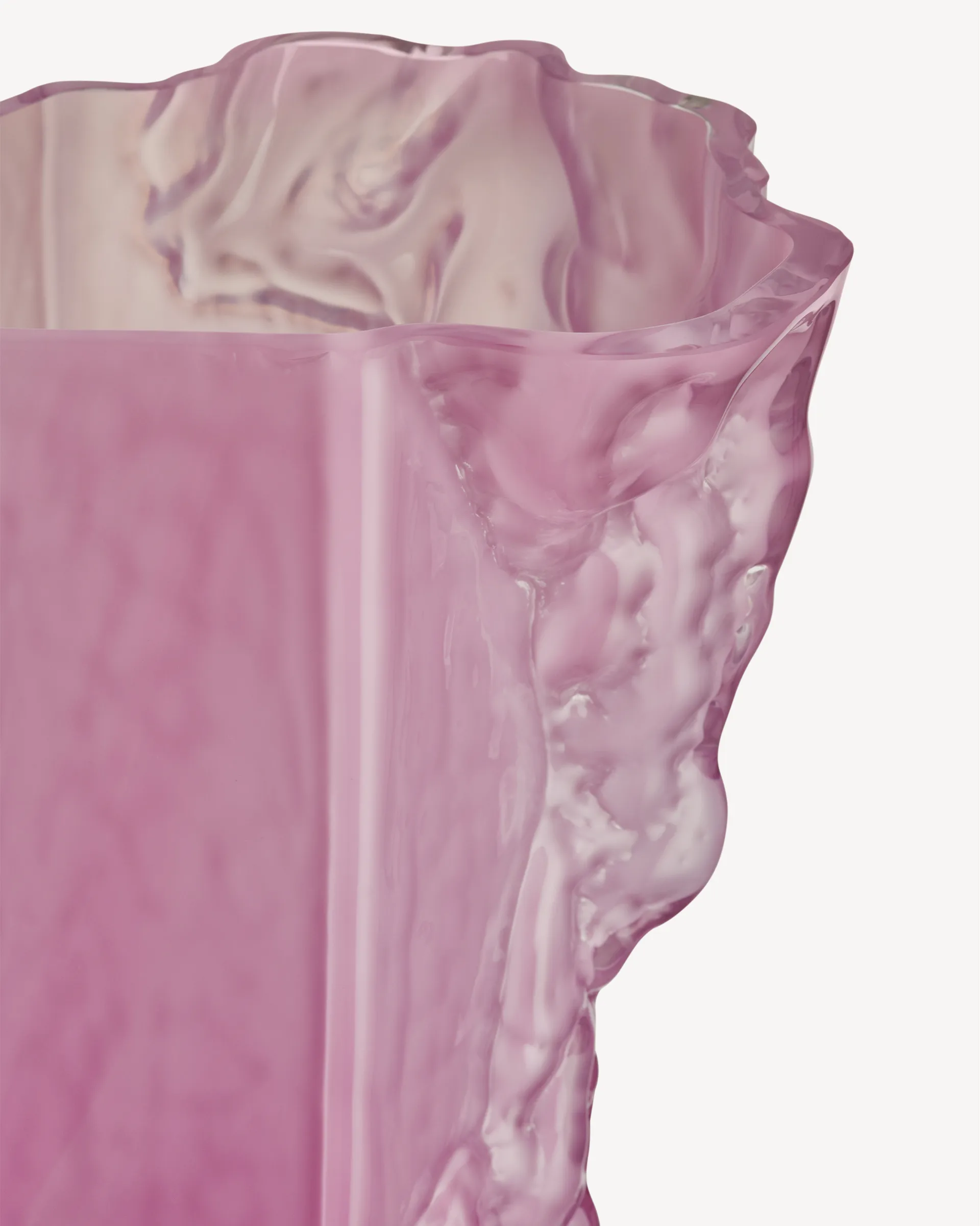 Vase Rocky Baroque 35 cm, Cool rose Kosta Boda