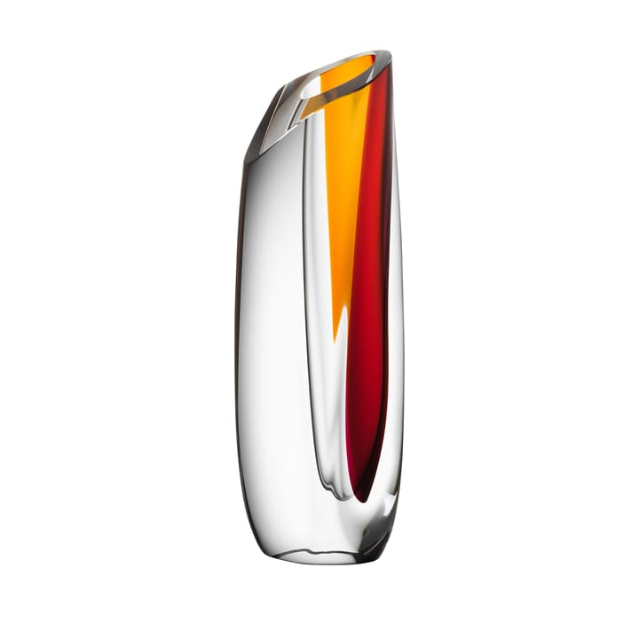 Vase Saraband 36cm - Rouge-Orange - Kosta Boda