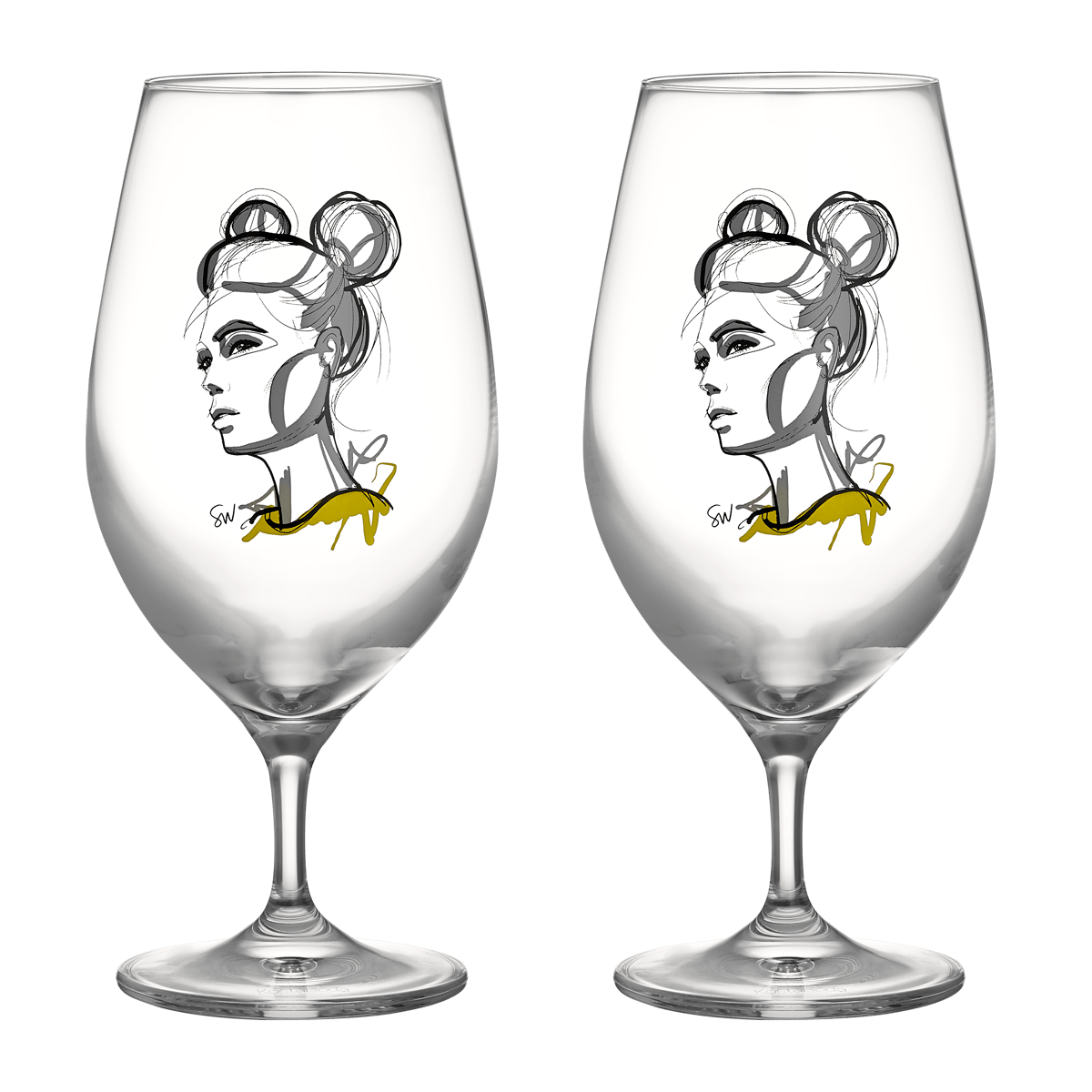 kosta boda verre à bière all about you 40 cl lot de 2 cheers to you
