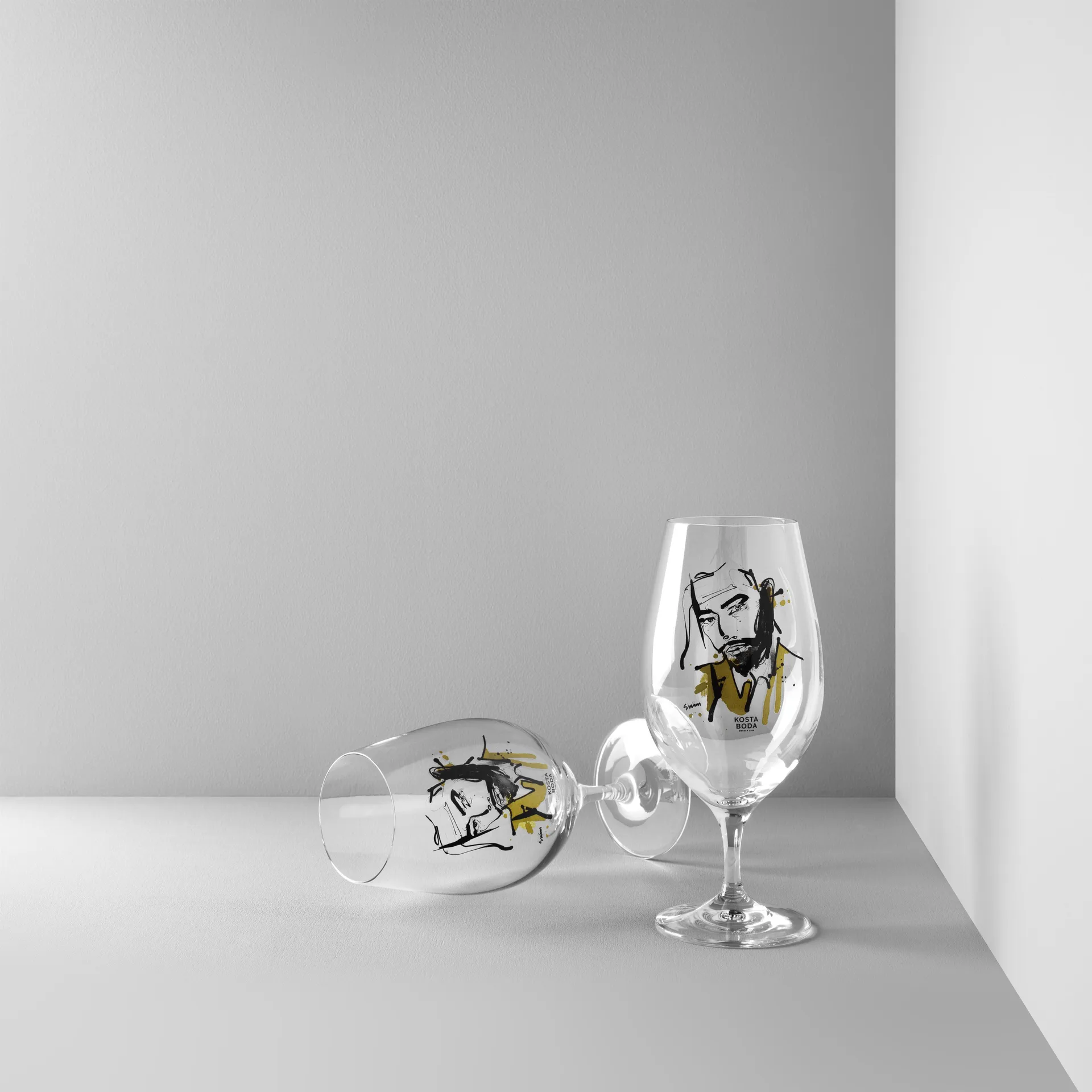 Verre à bière All about you 40 cl Lot de 2, Want him (vert) Kosta Boda