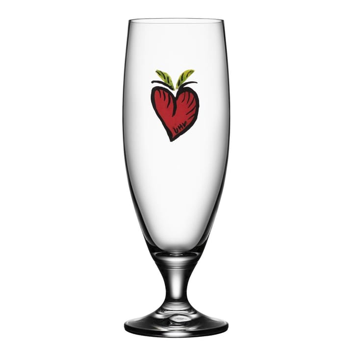 Verre à bière Friendship - coeurs - Kosta Boda