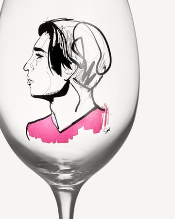 Verre à vin All about you 52 cl lot de 2 - Embrace him - Kosta Boda