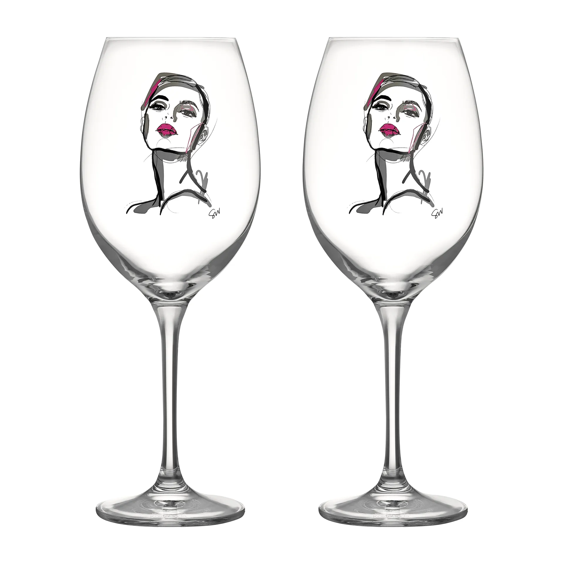 Verre à vin All about you 52 cl lot de 2, Hold you Kosta Boda