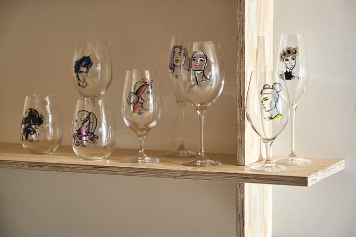 Verre à vin All about you 52 cl lot de 2, miss him (blue) Kosta Boda