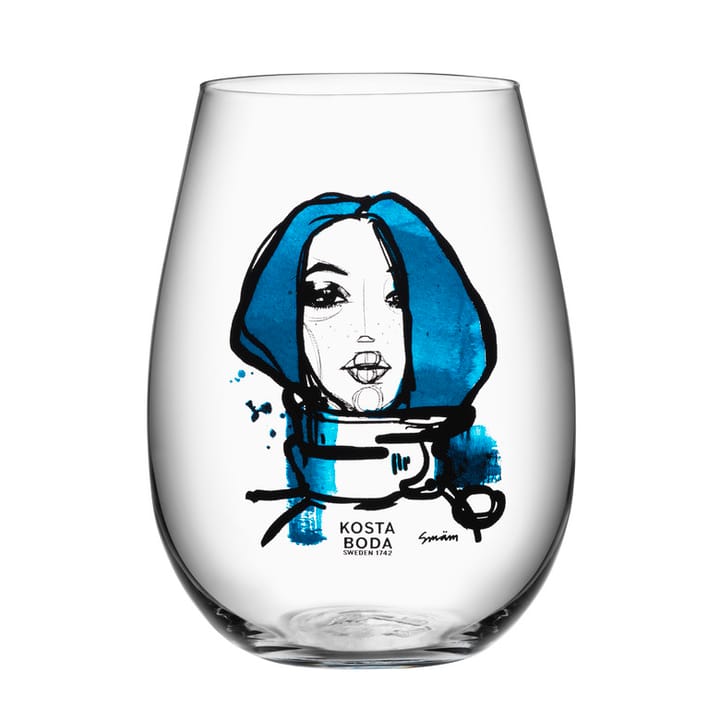 Verre All about you 57 cl lot de 2, miss you (bleu) Kosta Boda