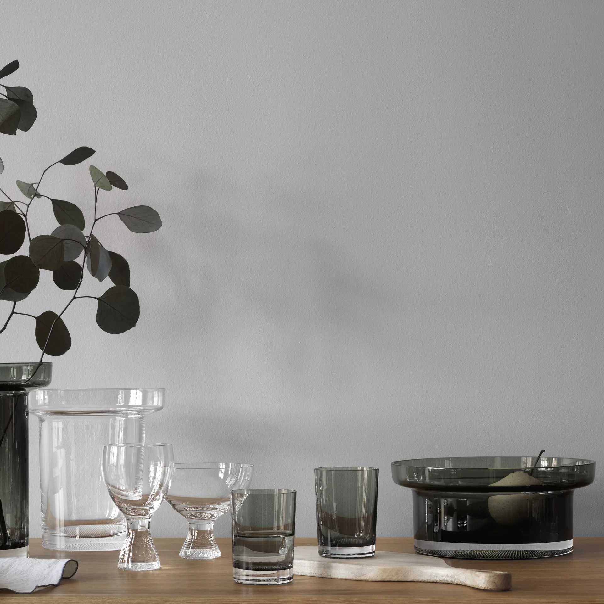 Verre Limelight 22 cl Lot de 2, Gris Kosta Boda