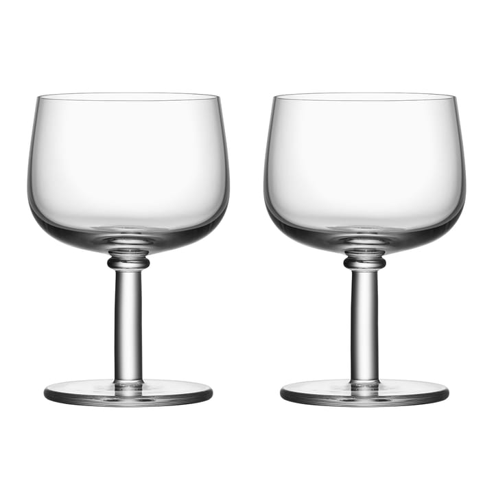 Verre sur pied Viva 35 cl Lot de 2 - Transparent - Kosta Boda