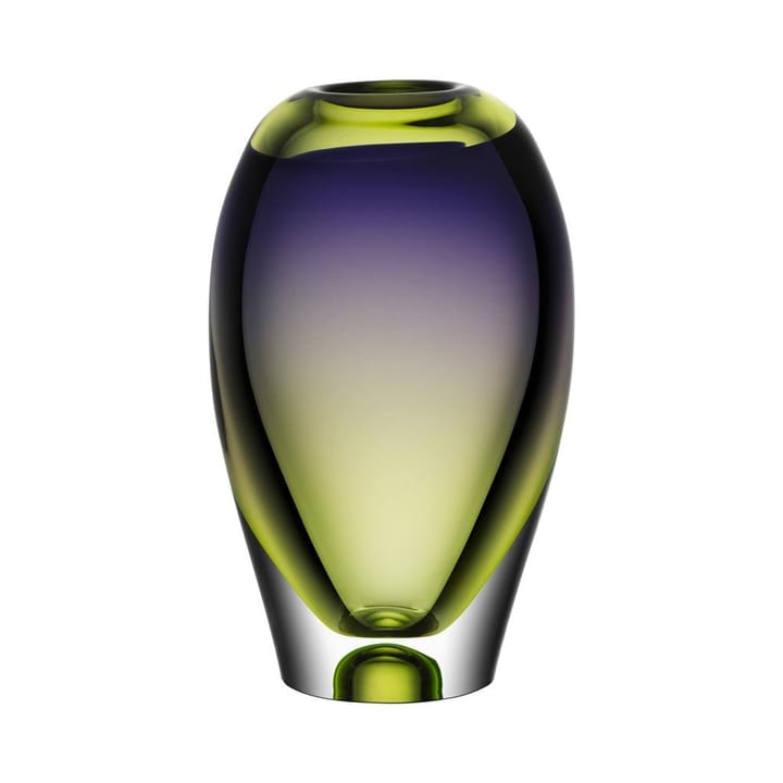 Vision vase 255 mm - Violet-vert - Kosta Boda
