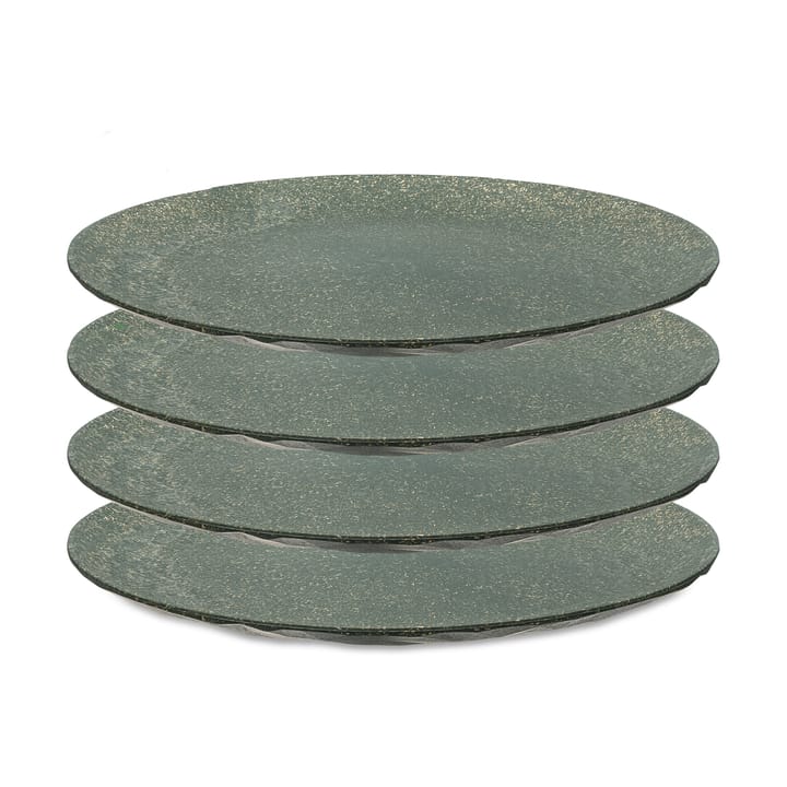 Assiette Club Ø 26 cm, lot de 4 - Nature ash grey - Koziol