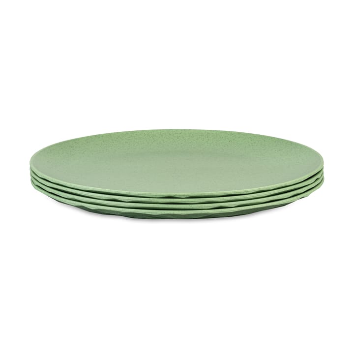 Assiette Club thermoplastique biocirculaire Ø26 cm, 4 pièces - Nature leaf green - Koziol