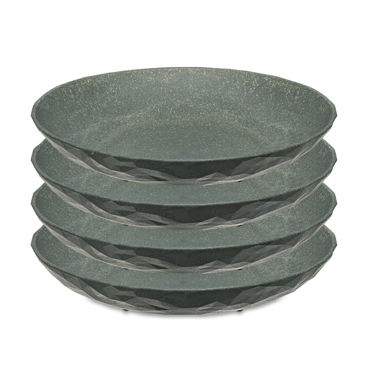 Assiette creuse Club Ø 22 cm, lot de 4 - Nature ash grey - Koziol