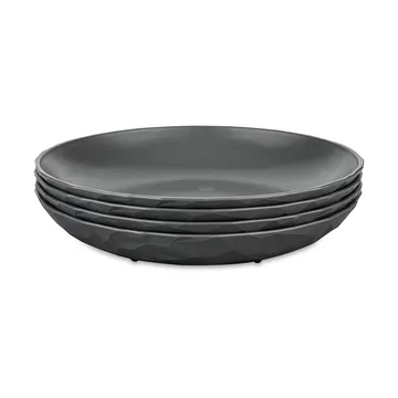 Assiette creuse Club thermoplastique biocirculaire Ø22 cm, 4 pièces - Nature ash grey - Koziol