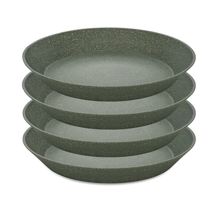 Assiette creuse Connect Ø 24 cm, lot de 4 - Nature ash grey - Koziol